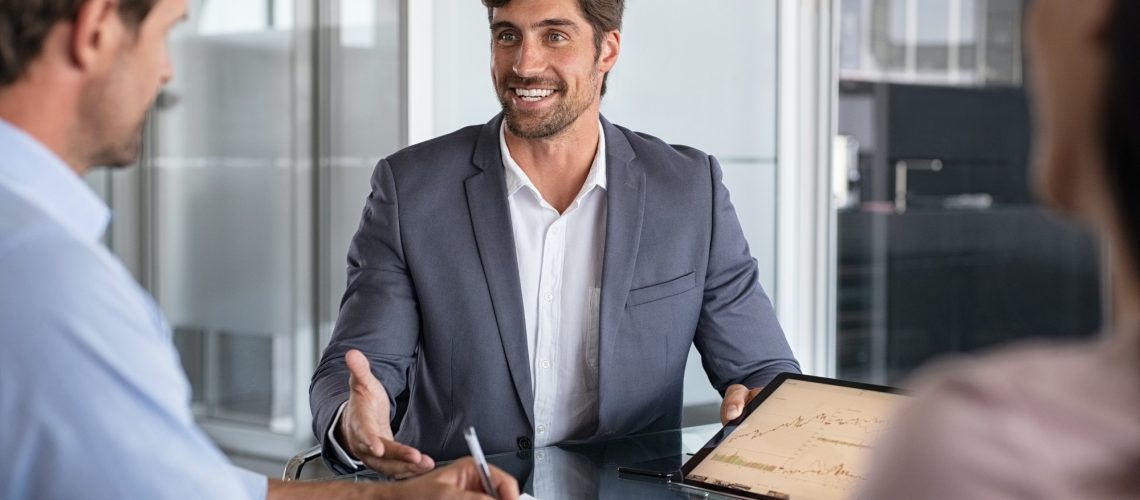 Financial advisor consulting